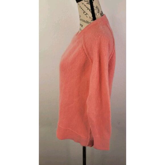 SANDRO Sweater Womens Size 1 Small Angora Blend Pullover Crewneck High Low - Picture 5 of 9